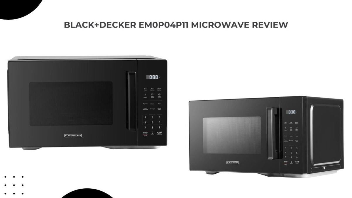 BLACK+DECKER EM0P04P11 Countertop Microwave Oven Review